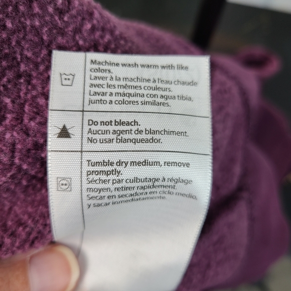 Carhartt burgundy full-zip long-sleeve spell out hoodie women's XS - Picture 14 of 15